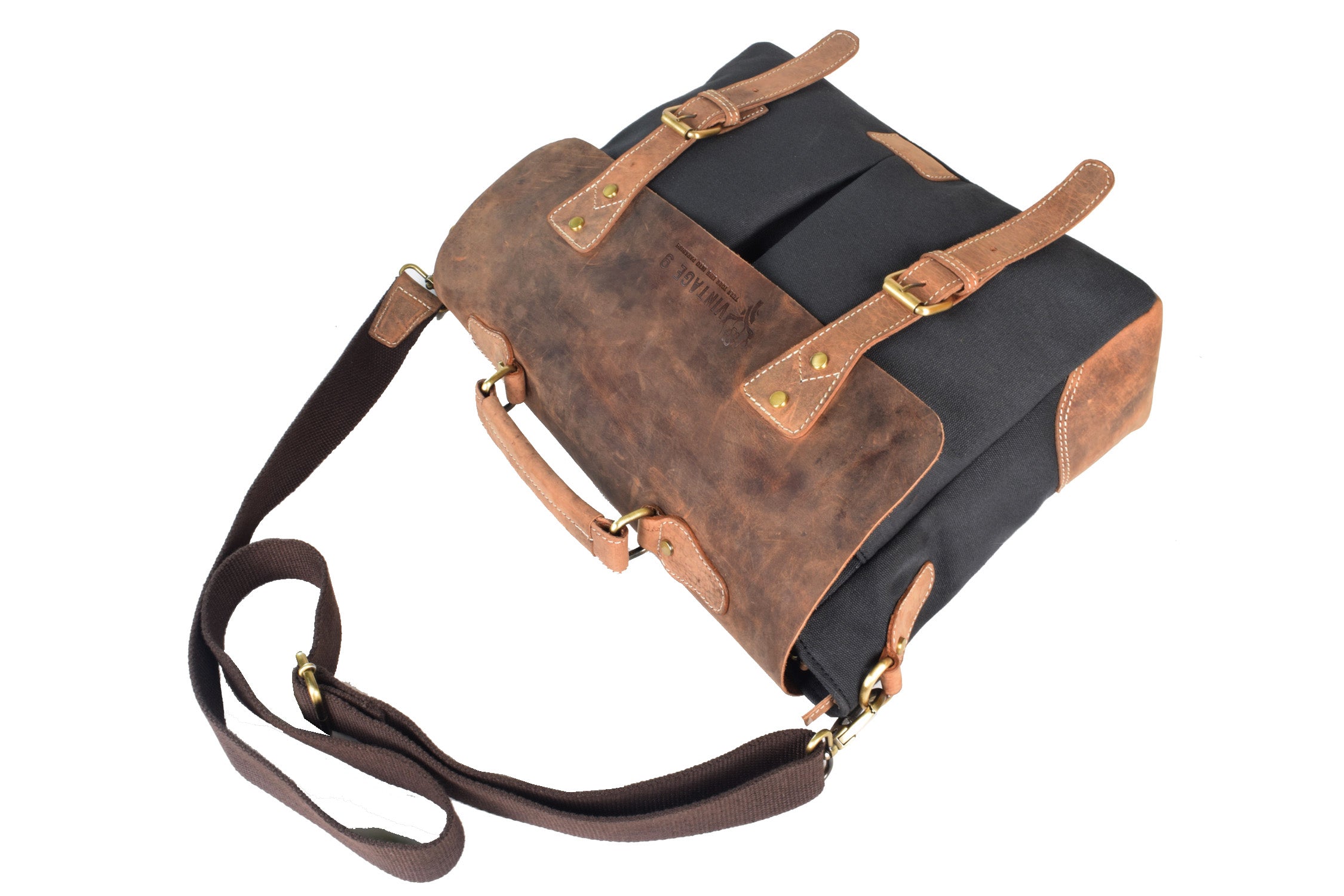 Leather Laptop Messanger Bag - California