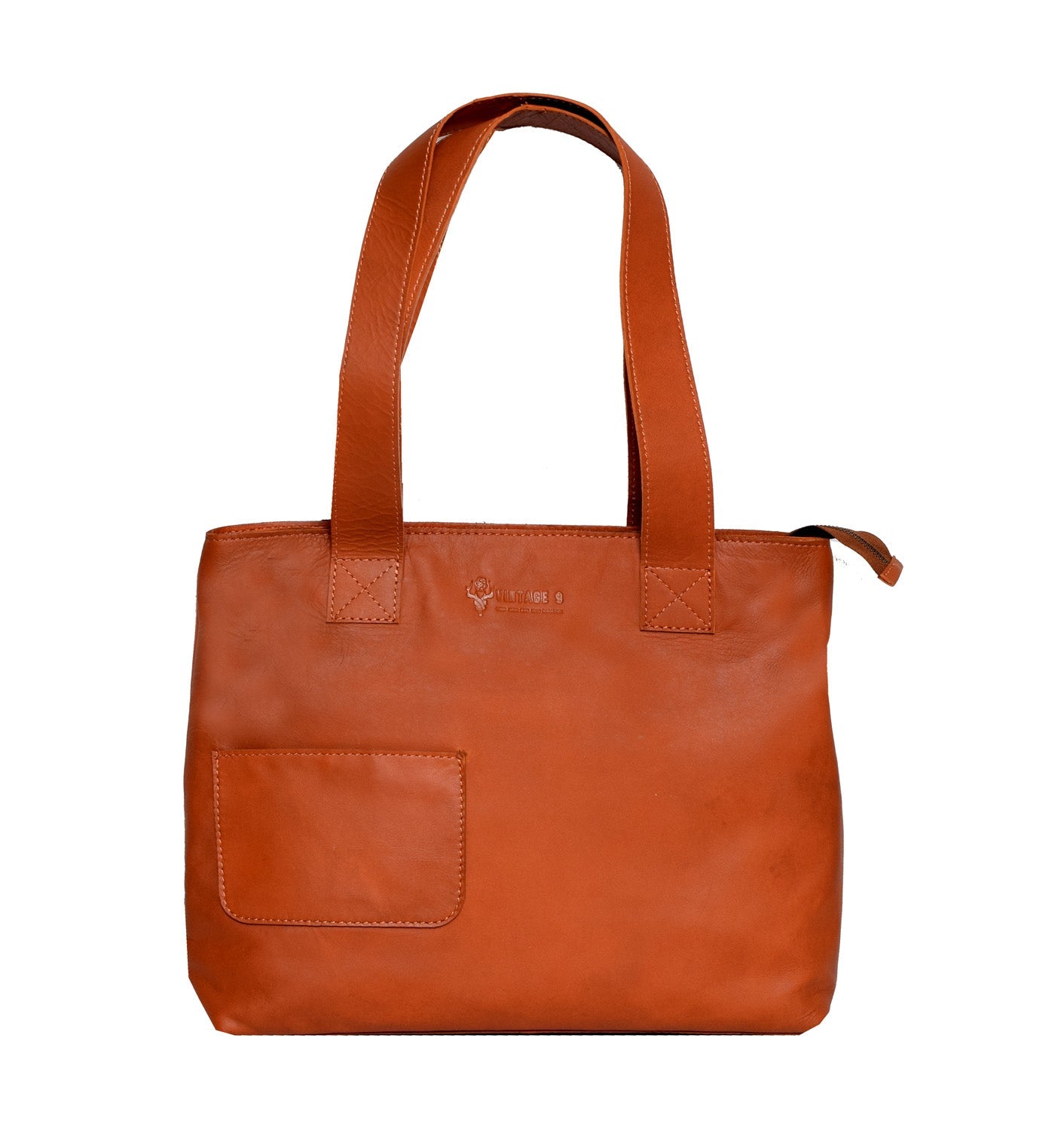 Leather Tote - Yarrow