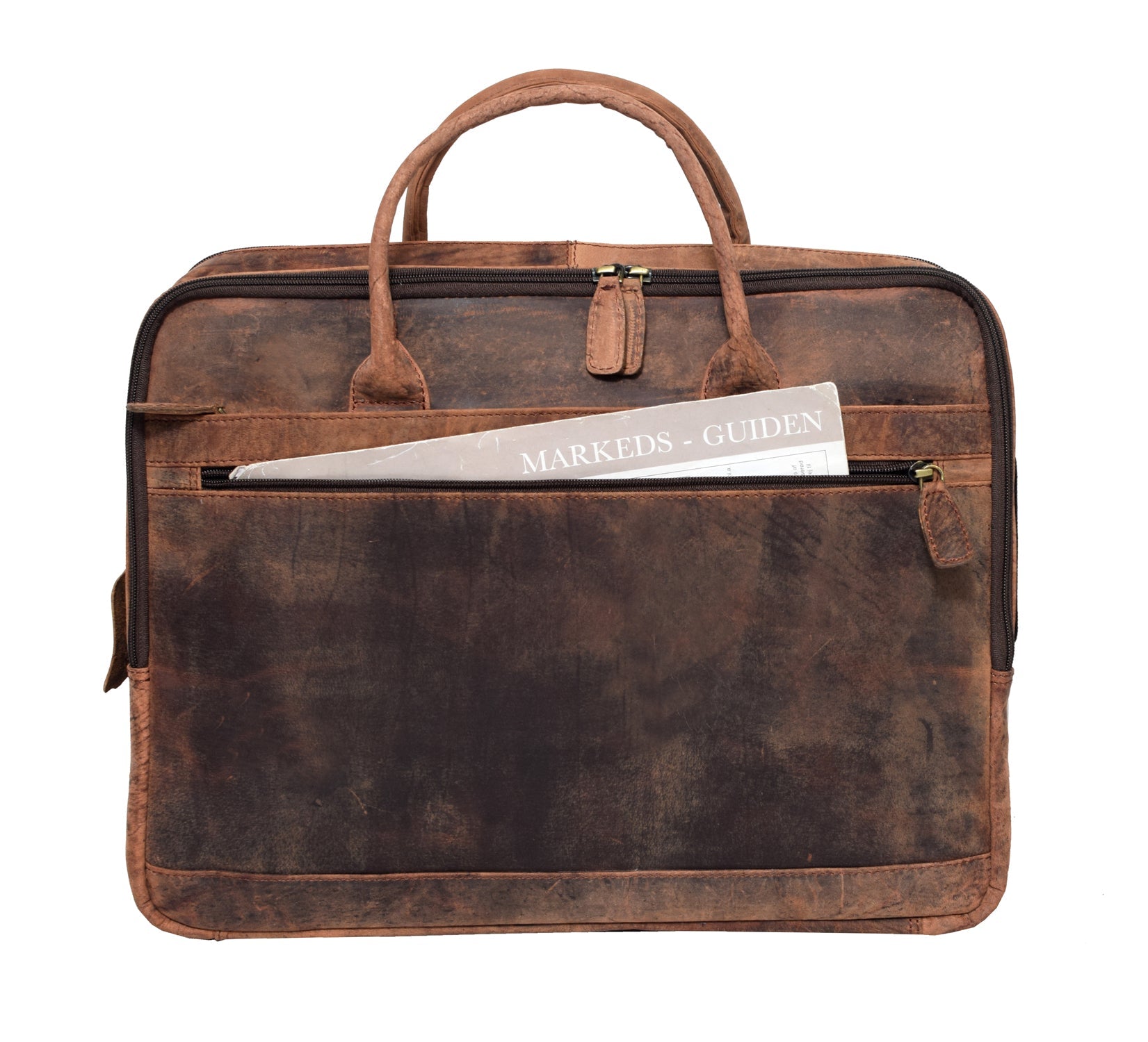 Leather Laptop Bag - Marmora