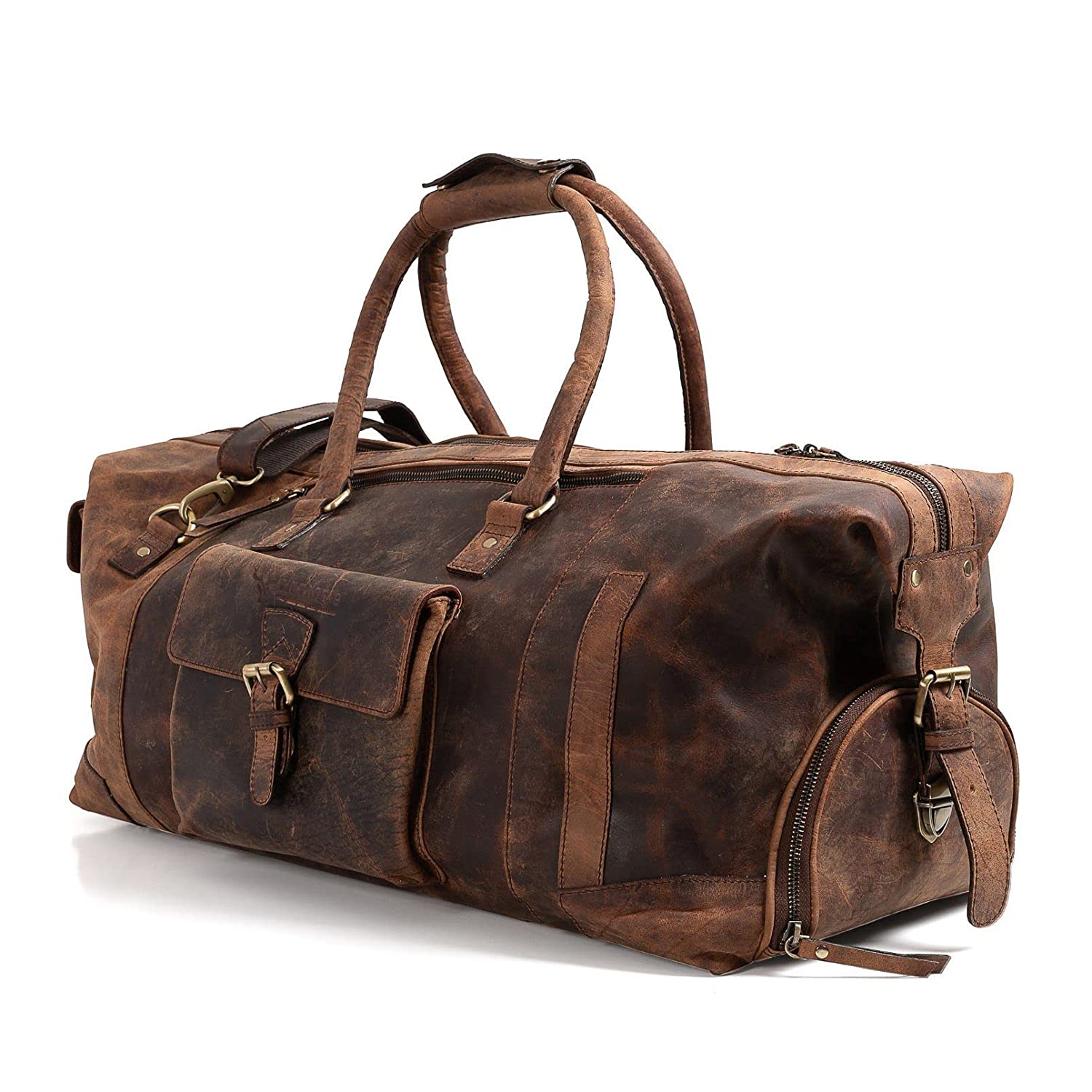 Leather Duffle Bag - Miami