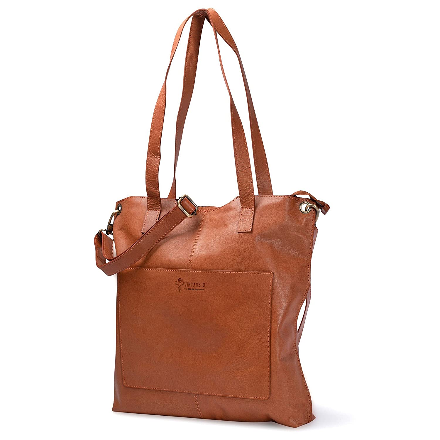 Leather Tote - Sunflower